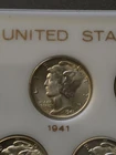 1941-1945 Mercury Dime set 10C U.S. Coin - Uncertified, Ungraded (Uncertified)