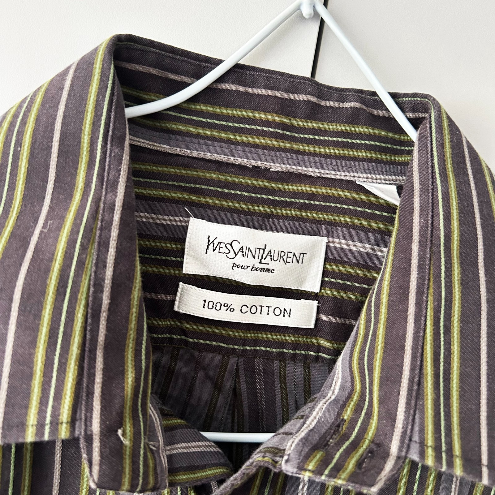 yves saint laurent camicia vintage uomo