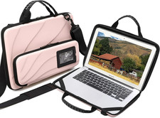 15.6inch Laptop Case Hard Shell Laptop Bag with Shoulder Strap for Men Women NEW