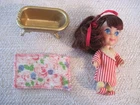 Liddle Kiddles Soapy Siddle Doll Original Robe Slippers Mattel