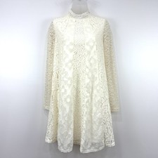 Anthropologie HD In Paris Dress Womens XS NWT Enid Swing Victorian Boho Lace