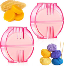 2 Pieces Beeswax Thread Conditioners Sewing Beeswax Strengthening Bees Wax round