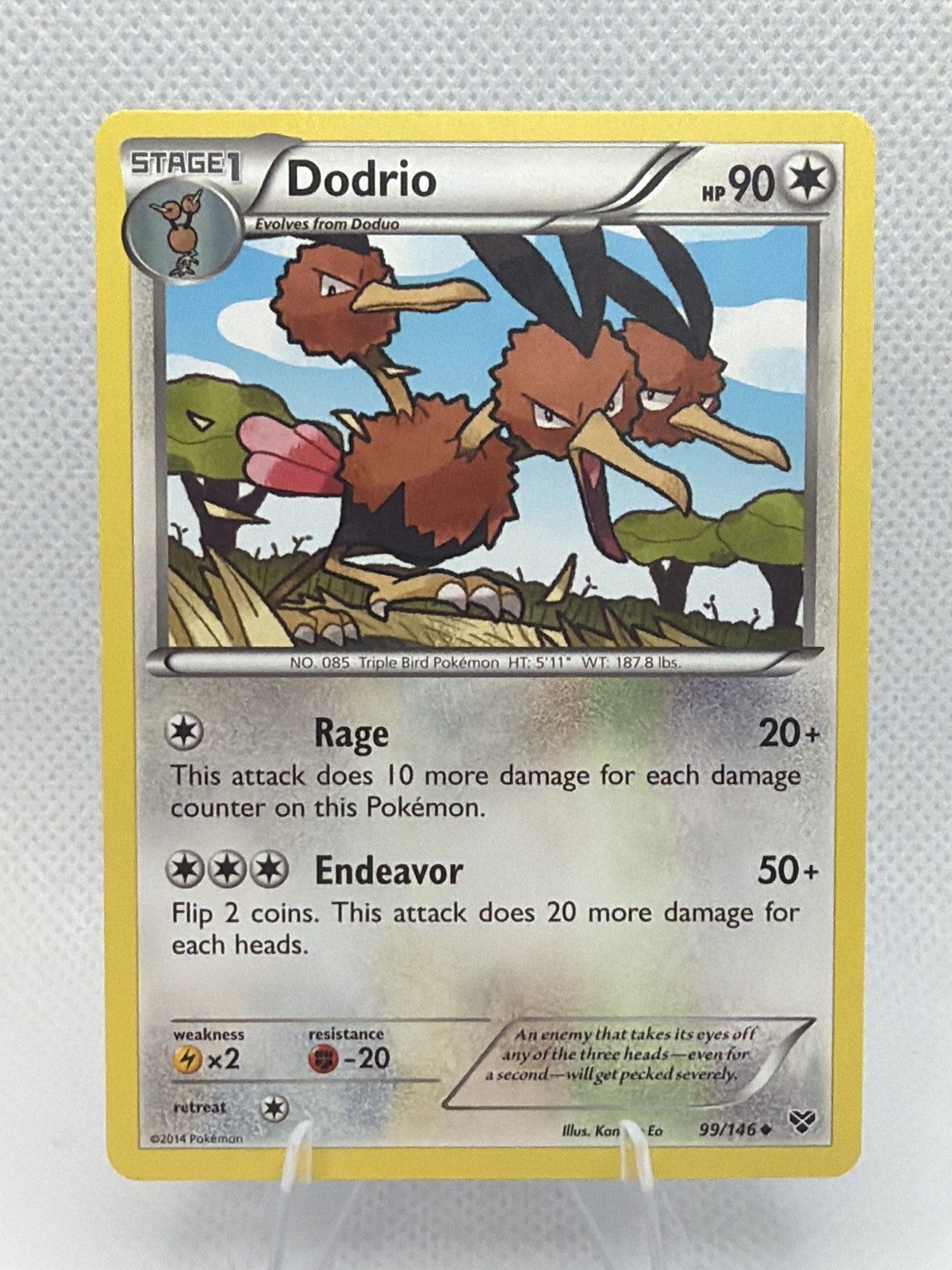 Dodrio 99/146 XY Base Set 2014 Pokémon Card - LP
