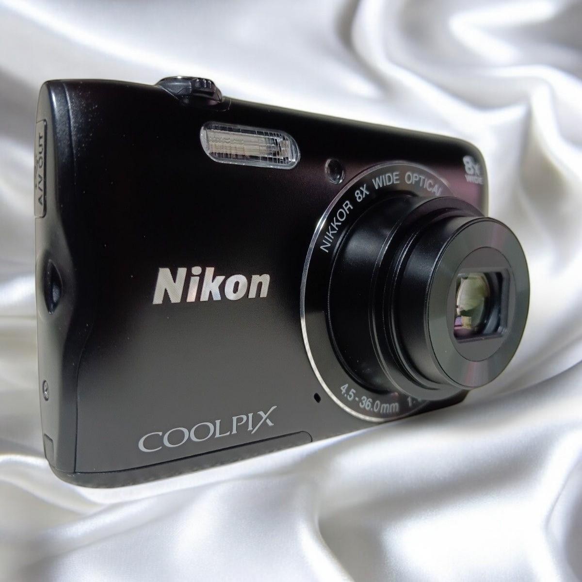 Mint] Nikon COOLPIX A300 20.0MP Black Digital Camera Tested w