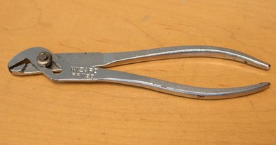 Vintage Wizard HR 1130 5 1/4'' Slip Joint Ignition Pliers, Good Working Condition