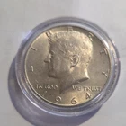 1964 kennedy p half dollar lot of 1 and kennedy d half lot of 2