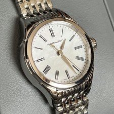 Hamilton American Classic Valiant Quartz Dress Watch 26mm Unisex MOP 3