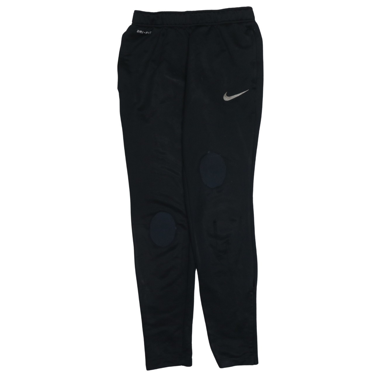 Nike Mens Joggers Black Dri FIT Tapered Track Pants Elastic Waist Training S