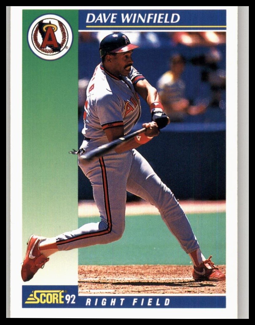 1992 Score #32 Dave Winfield