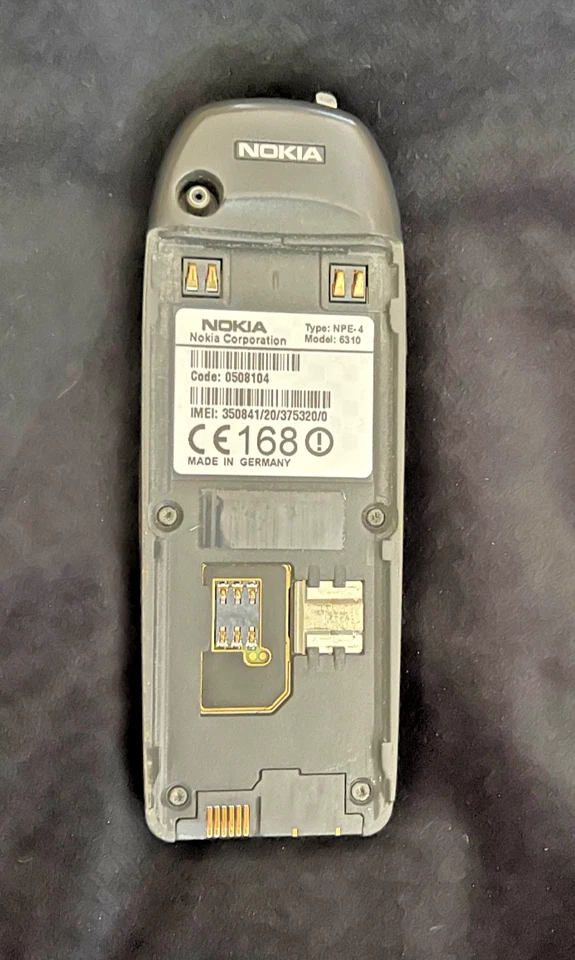 Nokia 6310, gebraucht, Reservegerät - Bild 2 von 4