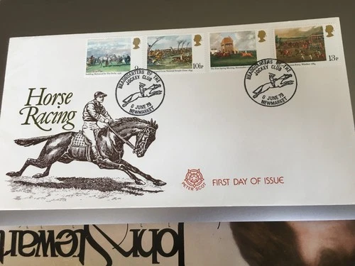 GB STAMPS RARE FIRST DAY COVER 1979 HORSE RACING NEWMARKET