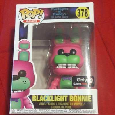 Funko Pop! Bonnie Five Nights at Freddy's Black-Light GameStop Exclusive #378