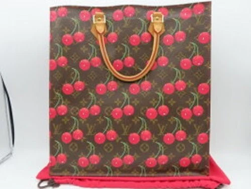 LOUIS VUITTON（LV） Borsa Louis Vuitton Monogram Cherry Sac Plat marrone rosso M95010 pelle PVC