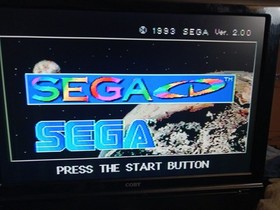 Sega CD Console Bundle With Genesis Model II FULLY Tested Working All No Games