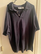 King Size Premium Mens BLACK Short Sleeve Polo Shirt Size 3XL