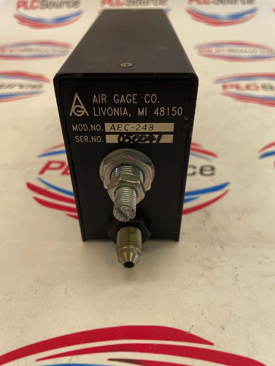 AIR GAGE CO. AEC-248 PNEUMATIC REGULATOR AIR GAUGE