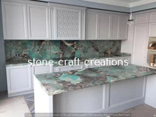 Amazonite Countertop,Granite Stone Slab For Countertops, Amazonite Kitchen Table