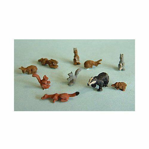 Painted Wild Animals OO scale Langley F146p - Foto 1 di 3