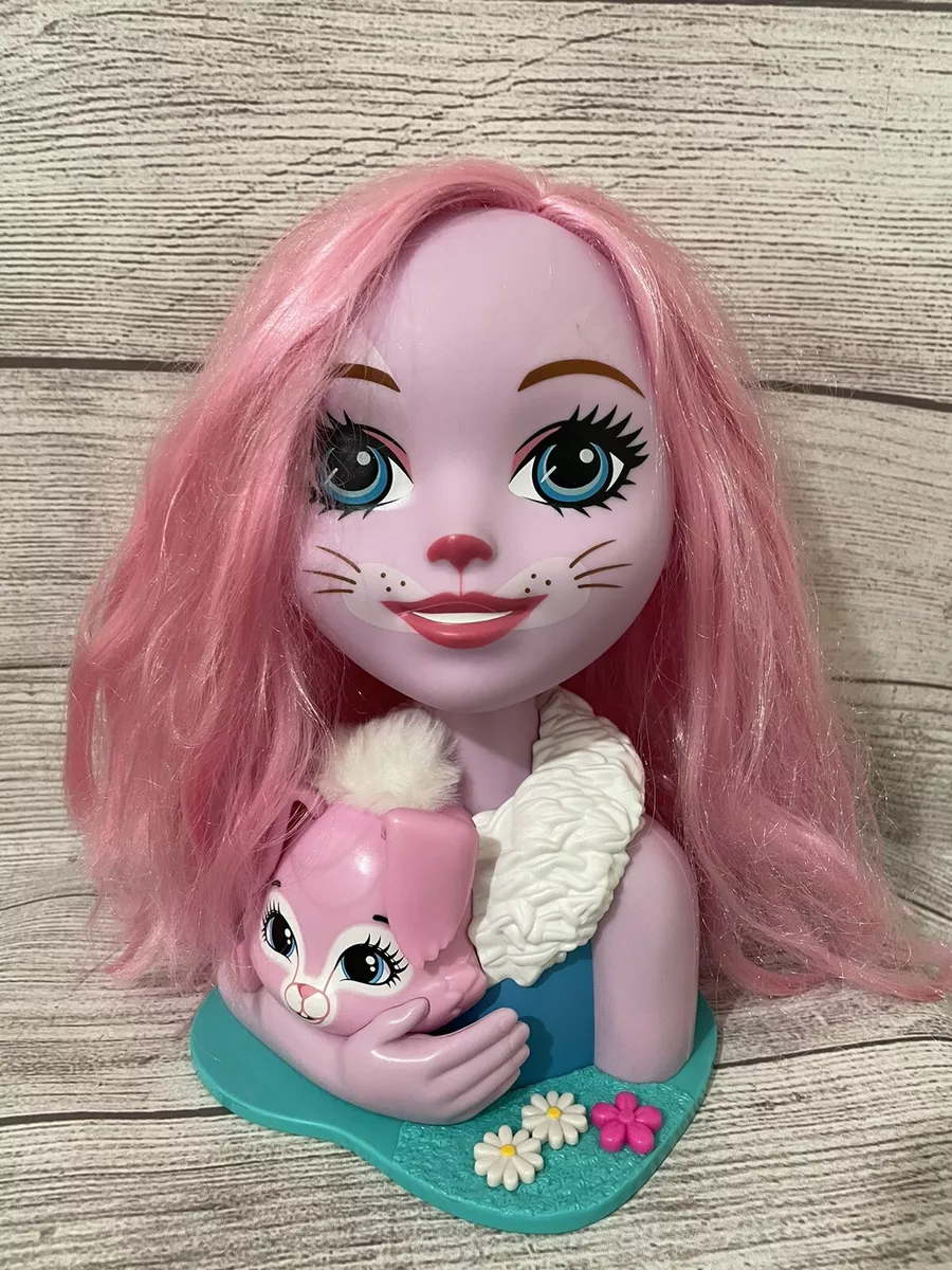 Just Play Bunny Styling Head Enchantimals Bree Hair Styling Toy for Girls  Kids