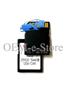2015 Murano Genuine Navigation DATA SD Card U.S CAN Map VIN # Require to Verify