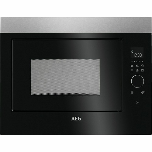 AEG MBE2658DEM FORNO A MICROONDE DA INCASSO CON GRILL 900W 25.37 LT NERO |  eBay