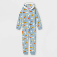 Girls' JoJo Siwa J-Team Lounge Jumpsuit - Blue M