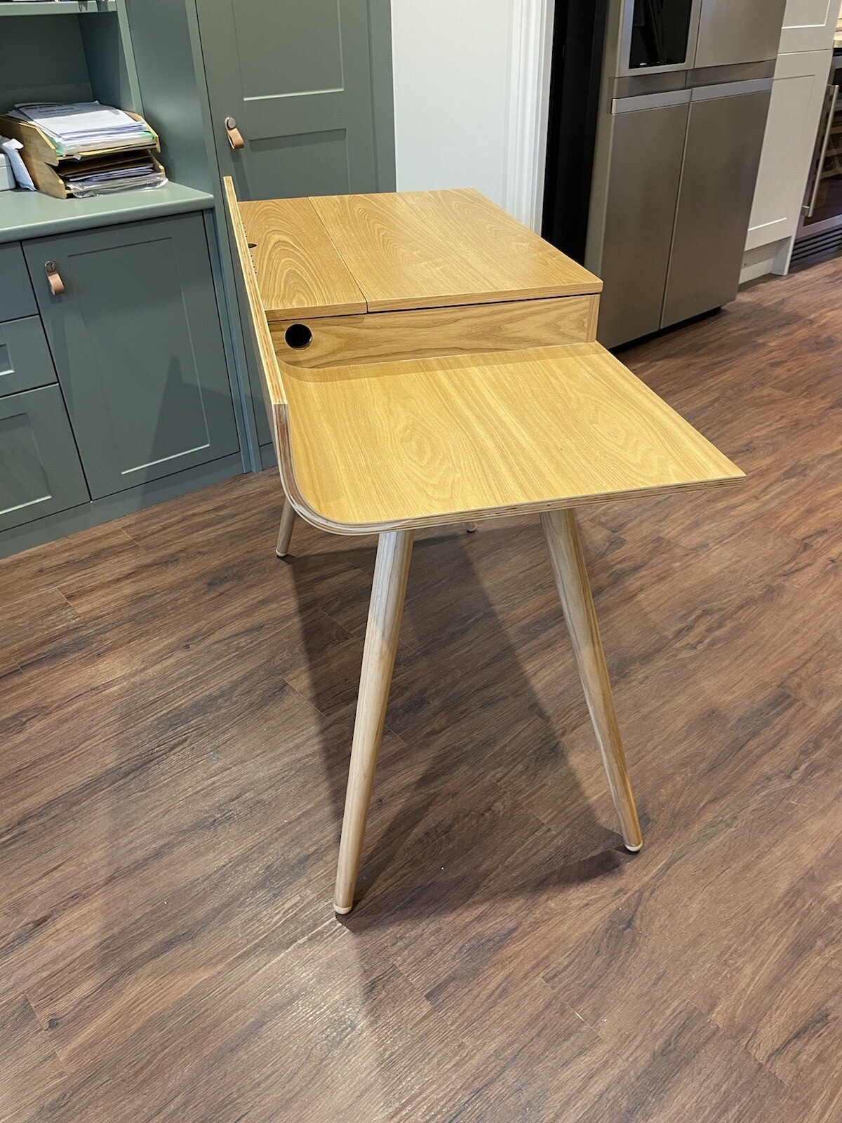 Oak Veneered Desk eBay