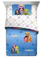 Rainbow High Kids Reversible Twin Bed Set-W19556558923