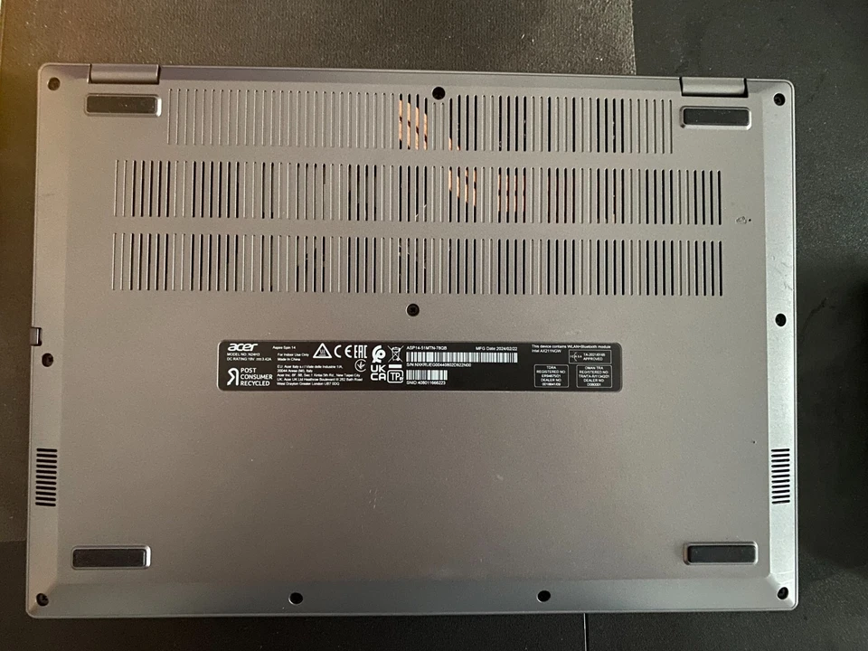 Acer Aspire Spin 14 Notebook Grau - Bild 3 von 4