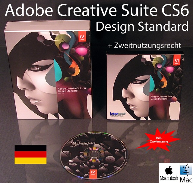 Adobe Creative Suite 6 Design Standard (1 User) - Upgradeversion fÃ¼r