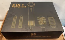 Professional Air Hair Styler 5 In 1 Styling Comb Hair Curling & Straightening
