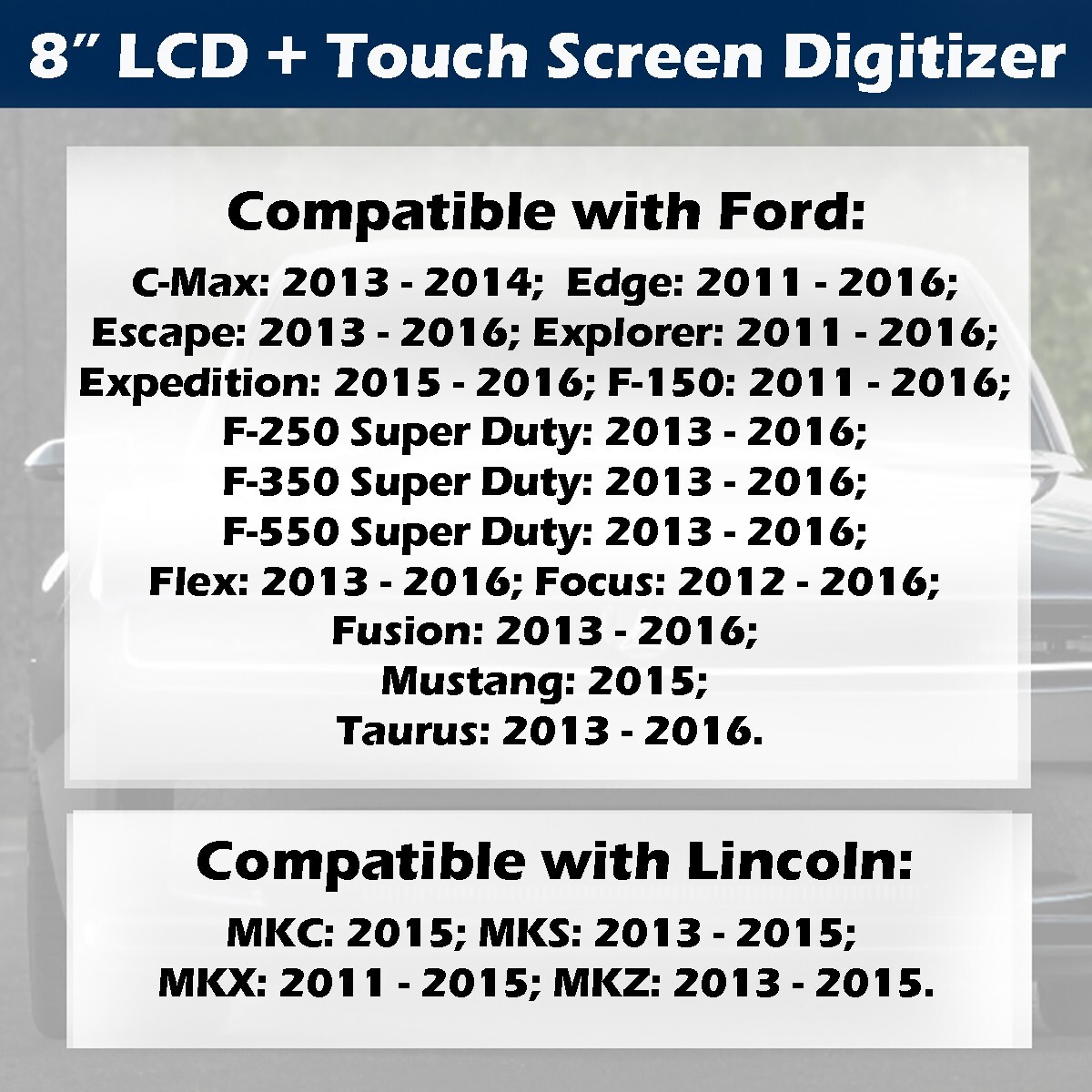 ARSSLY Schermo LCD Per III-F150 B2 PRO – Display Digitizer Full Assembly Con Kit Riparazione, Nero