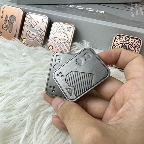 Push Card Fidget Slider EDC Fidget Slider Magnetico Metallo ADHD Anti Stress Giocattoli - Foto 22 di 39