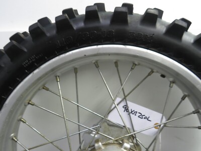 95 96 HONDA XR 250 L XR 250L OEM REAR WHEEL RIM TIRE NICE! 18X2.15