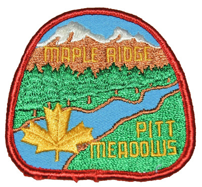 No Scout Emblem MAPLE RIDGE PITT MEADOWS Boy Scout Badge Canadian BCM5B