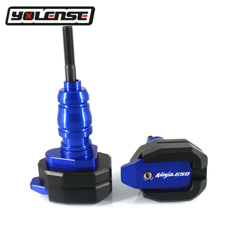 Protector deslizante de marco de protección contra caídas CNC verde para KAWASAKI 2017-2020 NINJA650 Foto 2 de 4