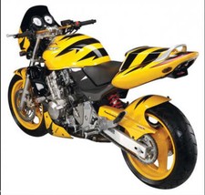 Adatto per Honda CB600/S Hornet 98-2002 nero lucido coprisedile gobba powerbronze