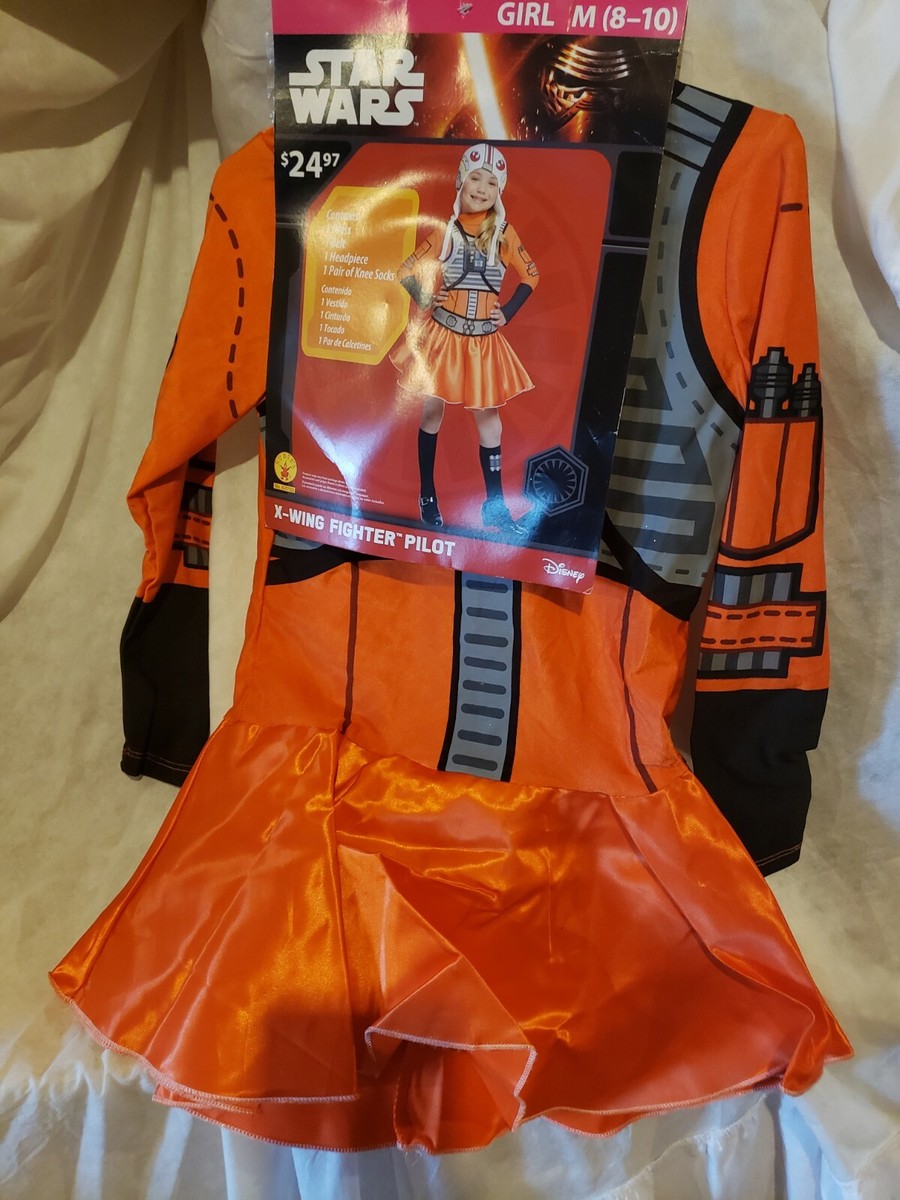 New STAR WARS X-Wing Fighter Pilot Costume M 8-10 | eBay
