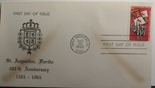 USPS FDC #1271 &ndash; 1965 5c Florida Settlement 400th Anniversary ST1208
