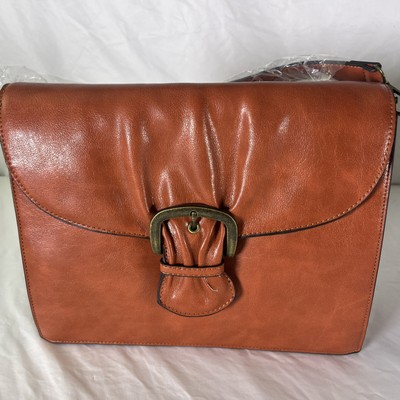 NEW! Simply Noelle Cinched Signature Paprika Shoulder Bag.