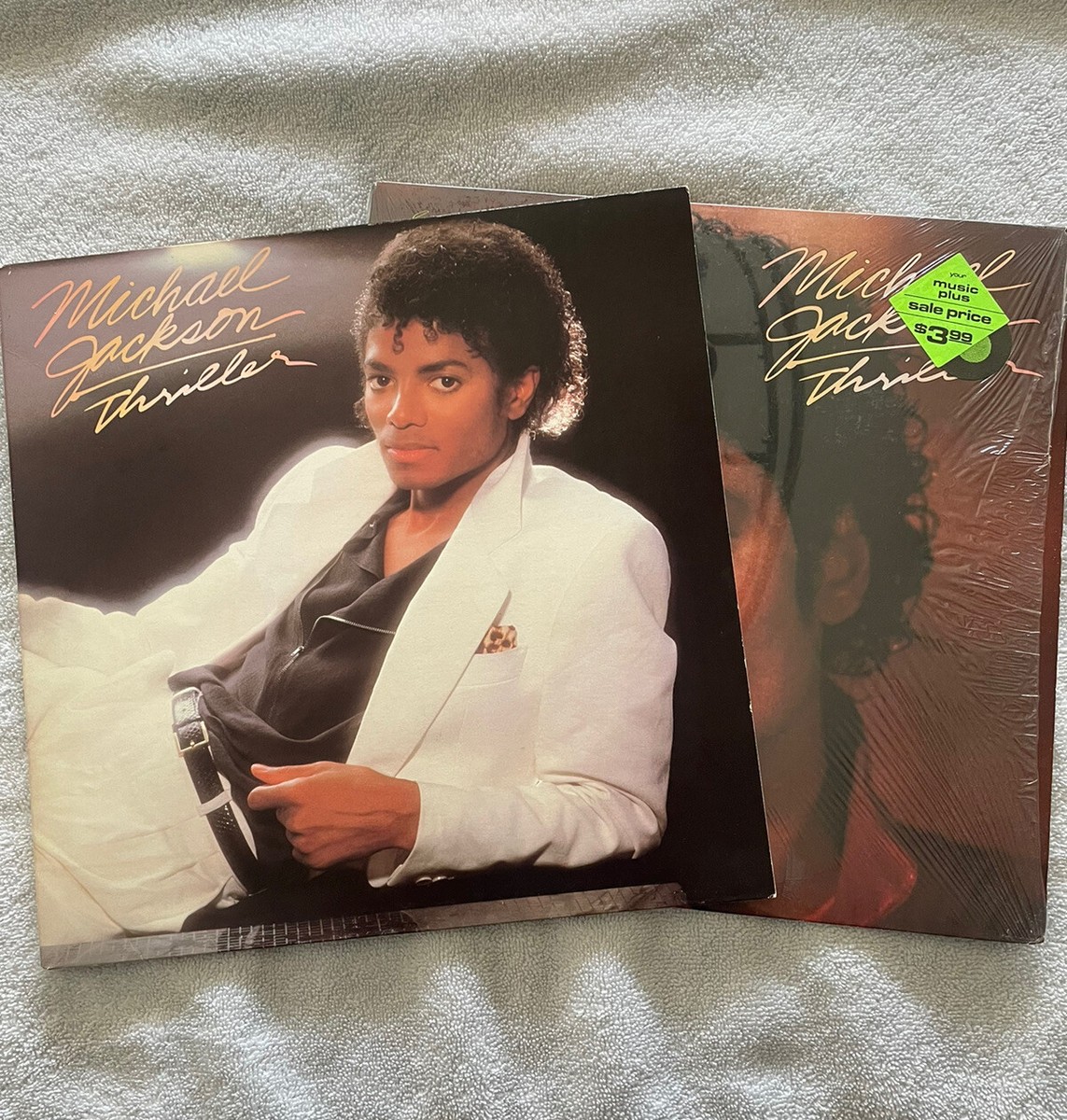 MICHAEL JACKSON THRILLER VINYL/THRILLER 12” SINGLE. RARE FIRST