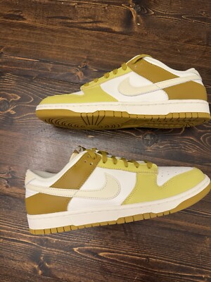 Nike Dunk Low Retro Bronzine/Gold, FZ4042-716, Men's Size 10.5, New In Box