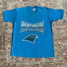Carolina Panthers VTG 1994 Tshirt Single Stitch Salem Sportswear Mens Large Blue