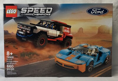 LEGO 76905 Speed Champions Ford GT Heritage Edition and Bronco R