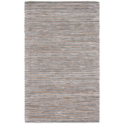 SAFAVIEH Vintage Leather VTL205F Grey / Ivory Rug