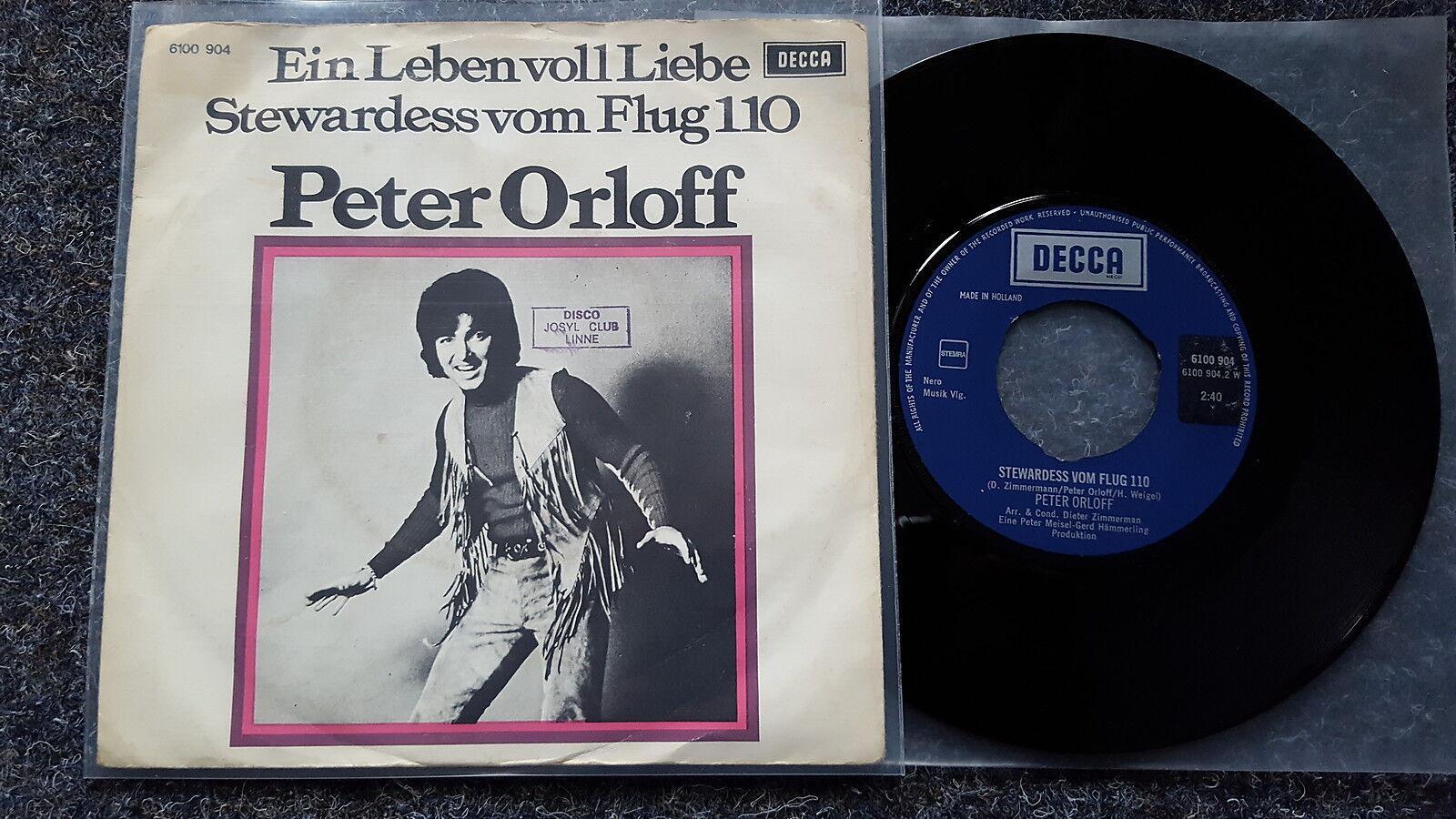 7"" Single Vinyl Peter Orloff - Ein Leben voll Liebe HOLLAND