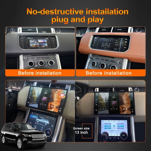 Radio de coche Android estéreo 2Din para Land Rover Range Rover Sport L494 2014-2017 - Imagen 4 de 11