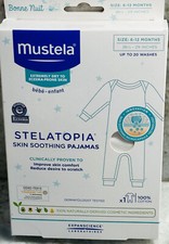 Mustela Stelatopia Skin Soothing Panamas-X1 100 Cotton Size 6-12 Months.