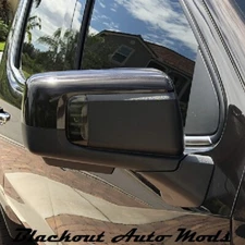 2019-2023 Chevy Silverado 1500 Side Mirror Turn Indicator Smoked Vinyl Overlay