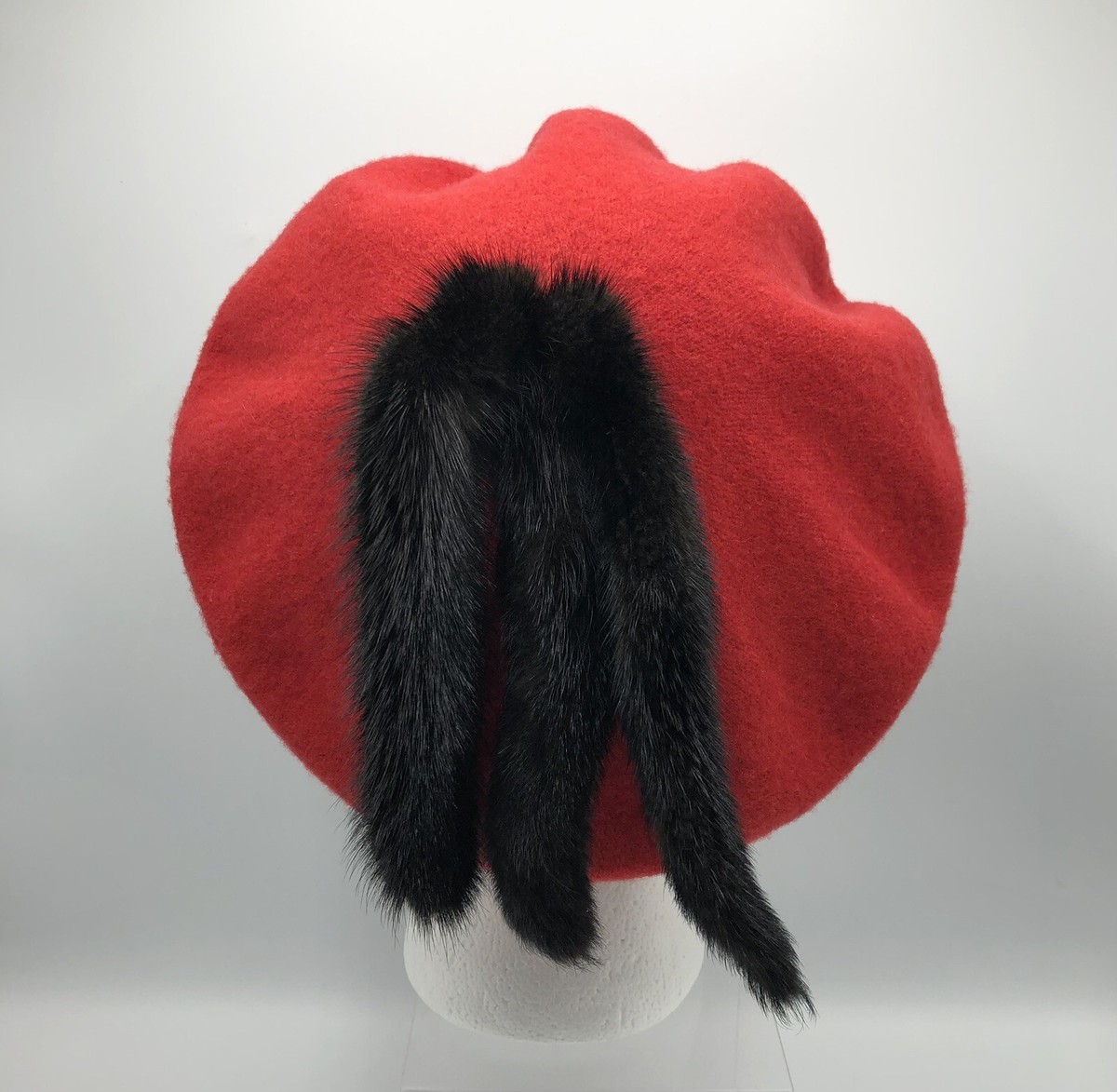 Bundle of 2 Wool Berets a Kangol Green Beret a Red Normandy Basque France Vtg MONTY® Wool Beret – Kangol main image 4